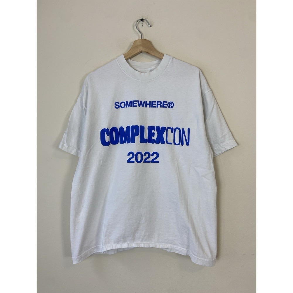 Somewhere Co Complexcon 2022 White Tee Shirt Large
